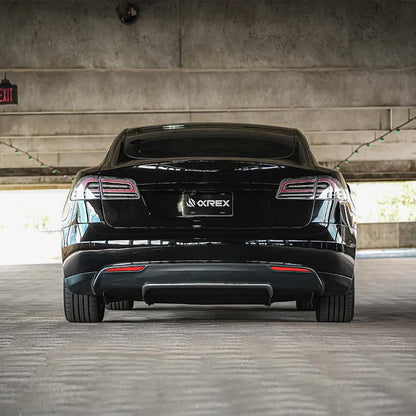 AlphaRex (LUXX-Series) 2012-2021 Tesla Model-S LED Tail Lights - Black Red