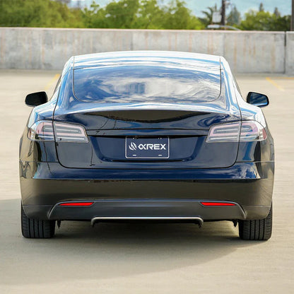 AlphaRex (LUXX-Series) 2012-2021 Tesla Model-S LED Tail Lights - Black Red