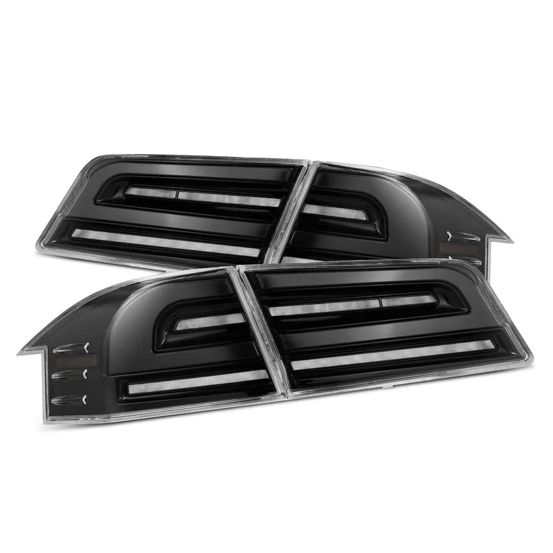 AlphaRex (LUXX-Series) 2012-2021 Tesla Model-S LED Tail Lights - Alpha-Black