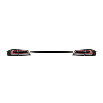 AlphaRex (LUXX-Series) 2012-2021 Tesla Model-S LED Tail Lights - Black Red