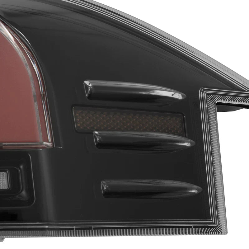 AlphaRex (LUXX-Series) 2012-2021 Tesla Model-S LED Tail Lights - Black Red