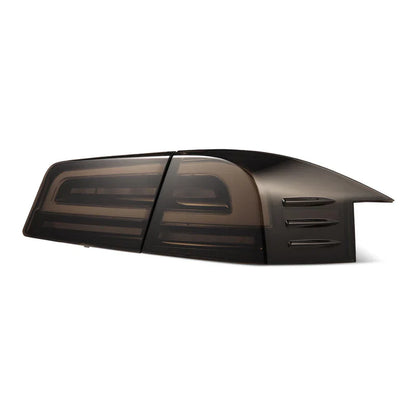 AlphaRex (LUXX-Series) 2012-2021 Tesla Model-S LED Tail Lights - Black Smoke