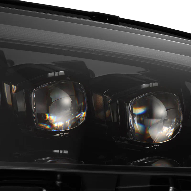 AlphaRex (NOVA-Series) 2012-2021 Tesla Model S LED Projector Headlights - Alpha-Black