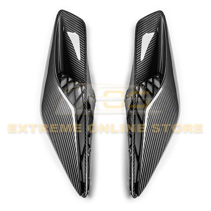 Corvette C7 DRY CARBON FIBER Rear Quarter Intake Vents