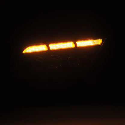 AlphaRex (NOVA-Series) 2013-2014 Ford Mustang LED Projector Headlights - Black
