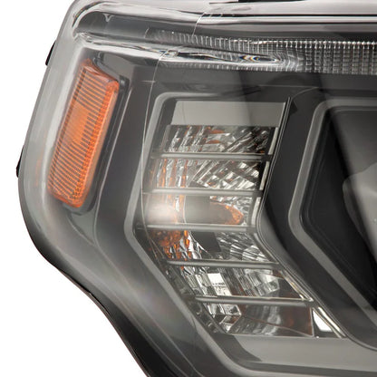 AlphaRex (PRO-Series) 2014-2020 Toyota 4Runner G2 Halogen Projector Headlights - Alpha Black