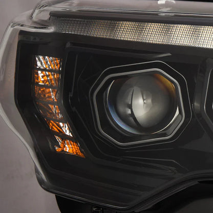 AlphaRex (PRO-Series) 2014-2020 Toyota 4Runner G2 Halogen Projector Headlights - Alpha Black