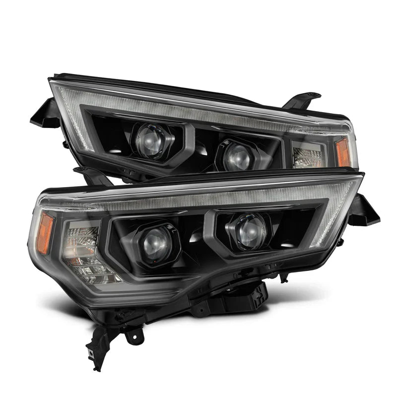 AlphaRex (PRO-Series) 2014-2020 Toyota 4Runner G2 Halogen Projector Headlights - Alpha Black