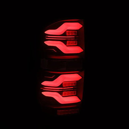 AlphaRex (LUXX-Series) 2014-2021 Toyota Tundra LED Tail Lights - Alpha-Black