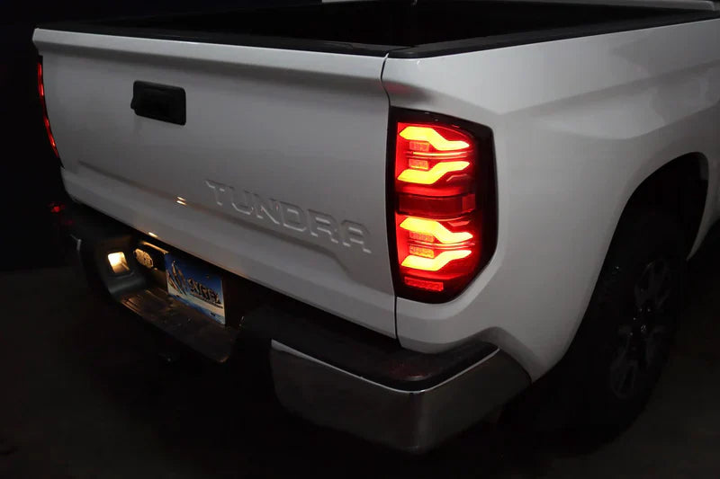 AlphaRex (LUXX-Series) 2014-2021 Toyota Tundra LED Tail Lights - Alpha-Black