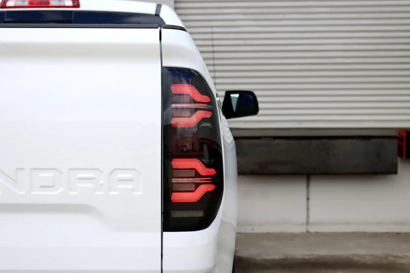 AlphaRex (LUXX-Series) 2014-2021 Toyota Tundra LED Tail Lights - Black-Red