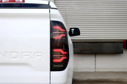 AlphaRex (LUXX-Series) 2014-2021 Toyota Tundra LED Tail Lights - Black-Red