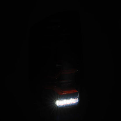 AlphaRex (LUXX-Series) 2014-2021 Toyota Tundra LED Tail Lights - Black-Red