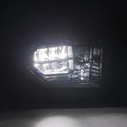 AlphaRex (OE Style) 2014-2021 Toyota Tundra G2 LED Reflector Headlights - Alpha-Black