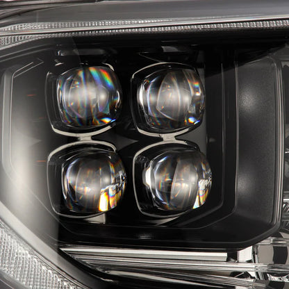 AlphaRex (NOVA-Series) 2014-2021 Toyota Tundra G2 LED Projector Headlights - Alpha Black