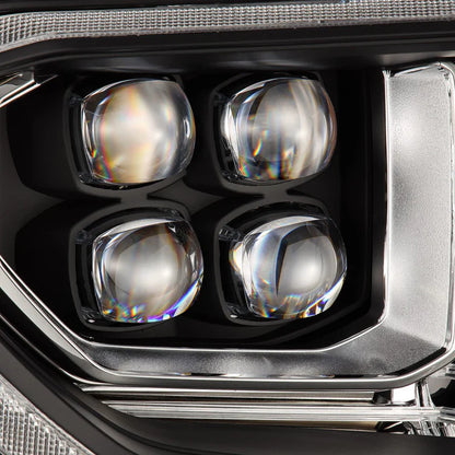 AlphaRex (NOVA-Series) 2014-2021 Toyota Tundra G2 LED Projector Headlights - Black