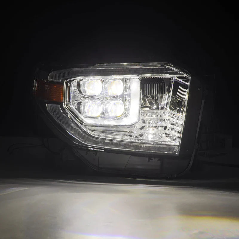 AlphaRex (NOVA-Series) 2014-2021 Toyota Tundra G2 LED Projector Headlights - Chrome