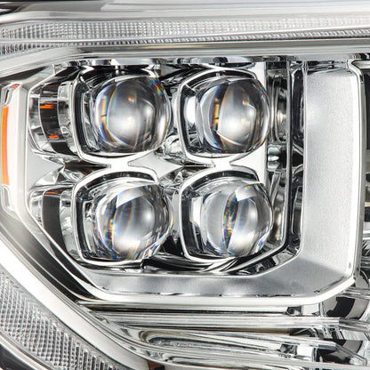 AlphaRex (NOVA-Series) 2014-2021 Toyota Tundra G2 LED Projector Headlights - Chrome