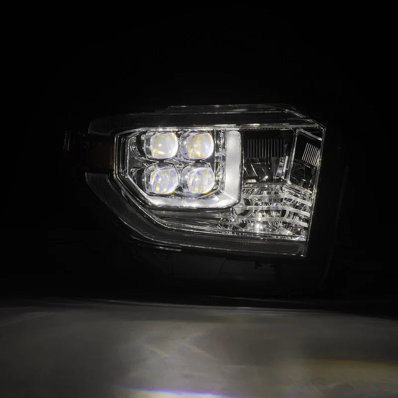 AlphaRex (NOVA-Series) 2014-2021 Toyota Tundra G2 LED Projector Headlights - Chrome