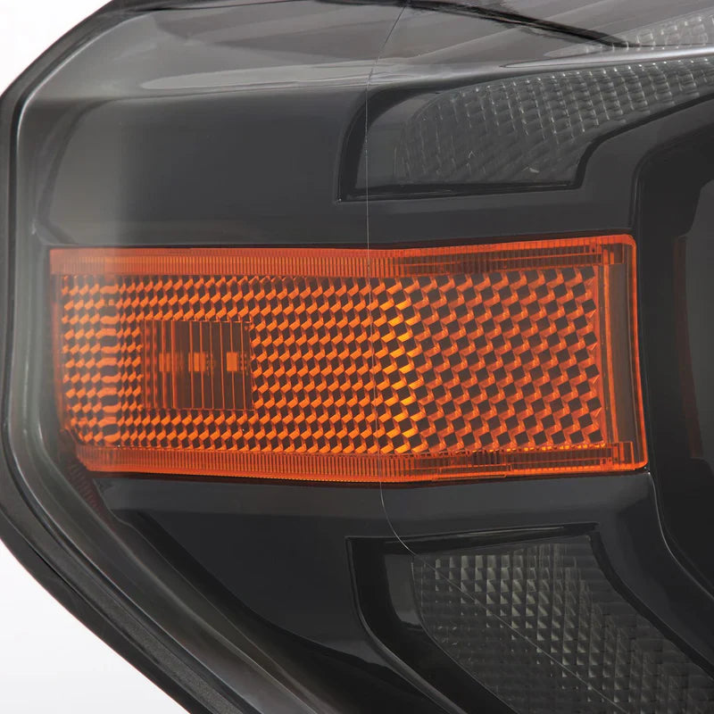 AlphaRex (PRO-Series) 2014-2021 Toyota Tundra G2 Halogen Projector Headlights - Alpha-Black