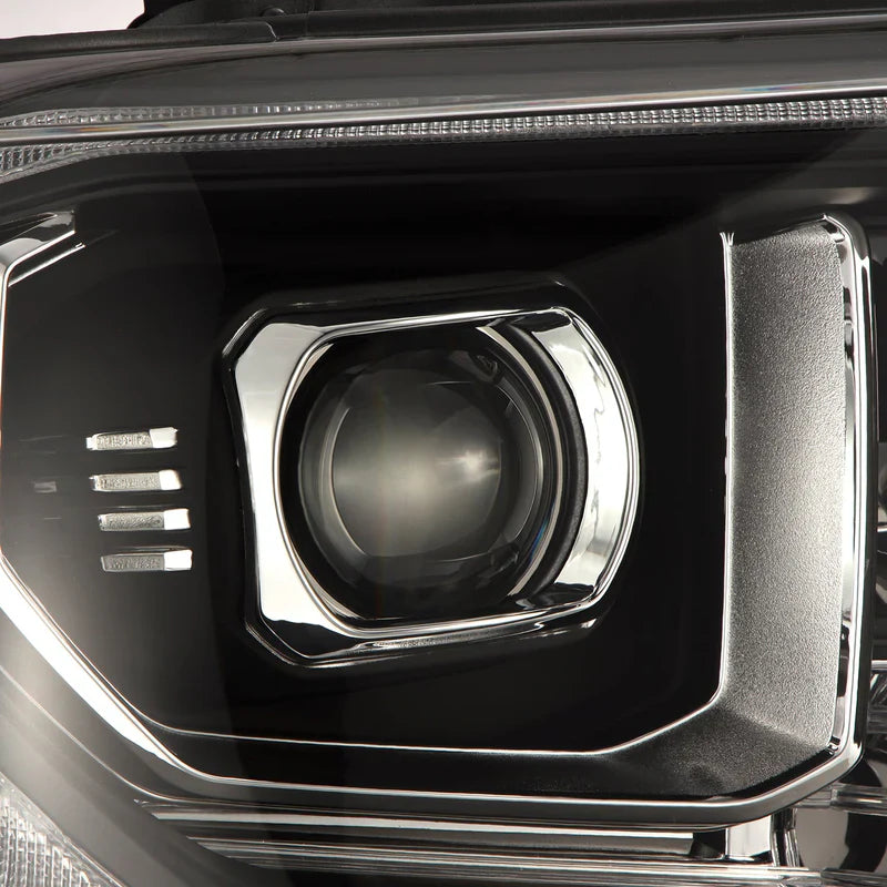 AlphaRex (PRO-Series) 2014-2021 Toyota Tundra G2 Halogen Projector Headlights - Black