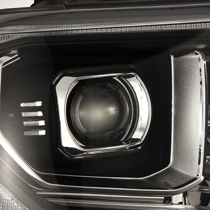 AlphaRex (PRO-Series) 2014-2021 Toyota Tundra G2 Halogen Projector Headlights - Black