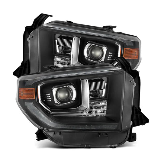 AlphaRex (PRO-Series) 2014-2021 Toyota Tundra G2 Halogen Projector Headlights - Black