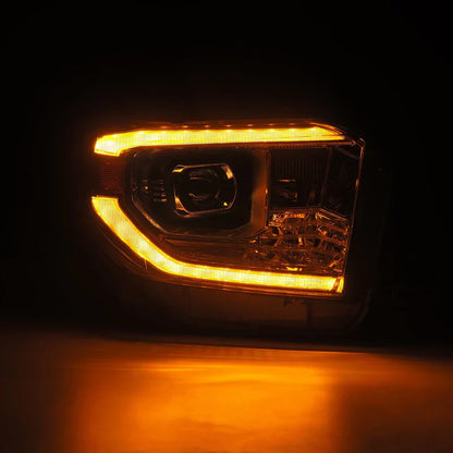AlphaRex (PRO-Series) 2014-2021 Toyota Tundra G2 Halogen Projector Headlights - Chrome