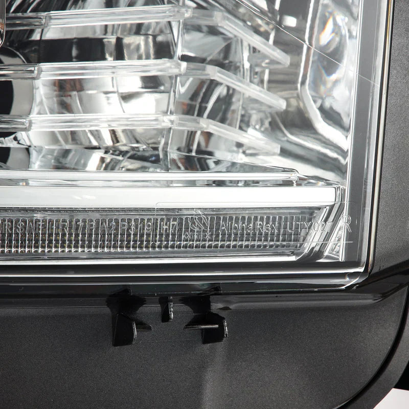 AlphaRex (PRO-Series) 2014-2021 Toyota Tundra G2 Halogen Projector Headlights - Chrome