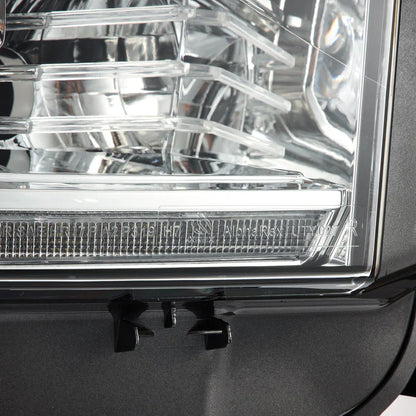 AlphaRex (PRO-Series) 2014-2021 Toyota Tundra G2 Halogen Projector Headlights - Chrome