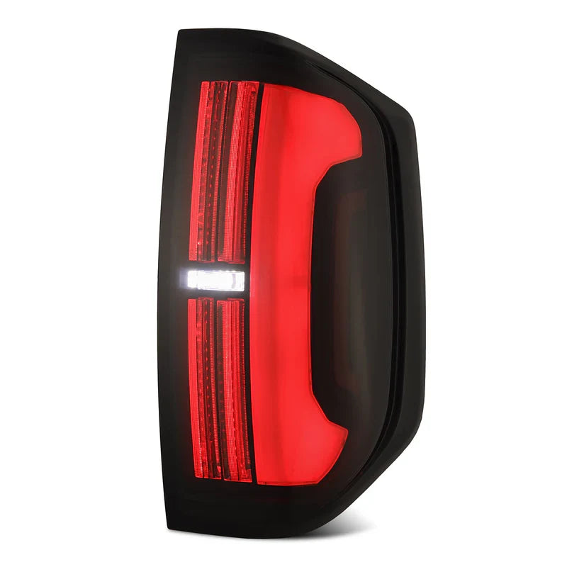 AlphaRex (NOVA-Series) 2014-2021 Toyota Tundra Prismatic LED Tail Lights - Alpha-Black