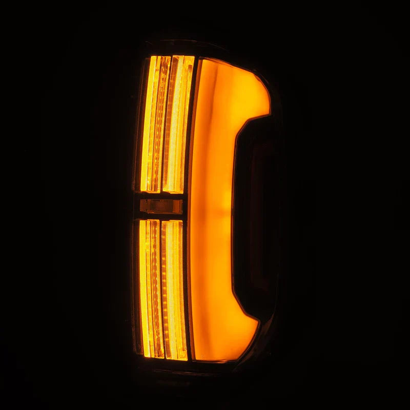 AlphaRex (NOVA-Series) 2014-2021 Toyota Tundra Prismatic LED Tail Lights - Alpha-Black