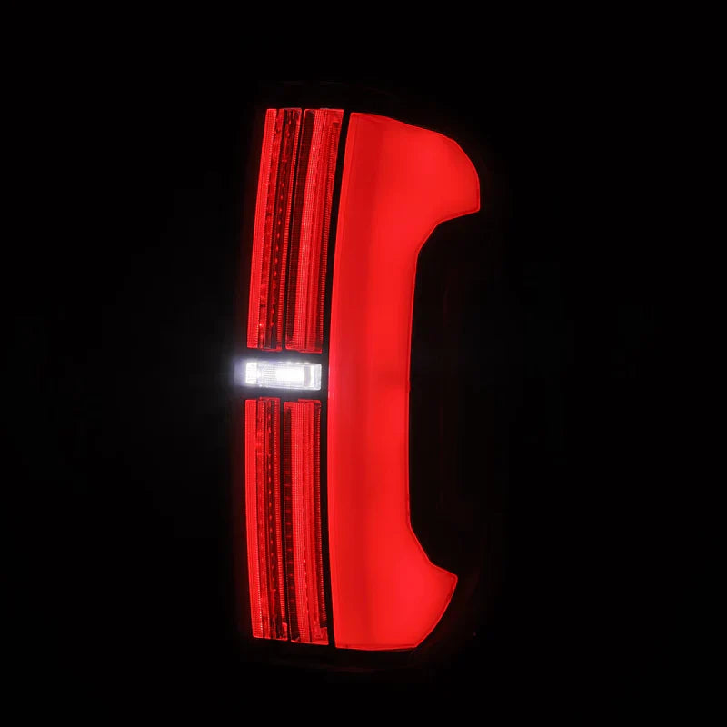 AlphaRex (NOVA-Series) 2014-2021 Toyota Tundra Prismatic LED Tail Lights - Alpha-Black