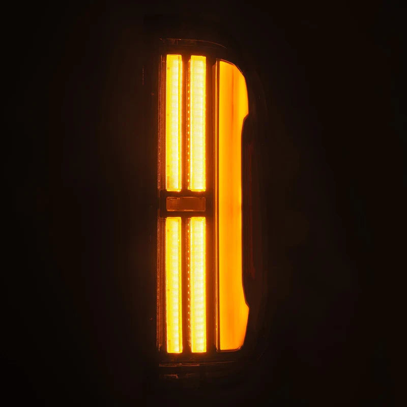 AlphaRex (NOVA-Series) 2014-2021 Toyota Tundra Prismatic LED Tail Lights - Black