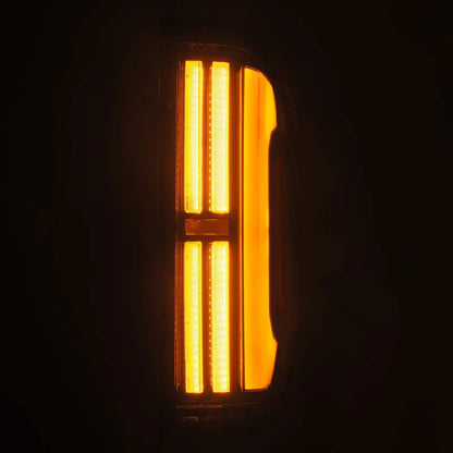 AlphaRex (NOVA-Series) 2014-2021 Toyota Tundra Prismatic LED Tail Lights - Black