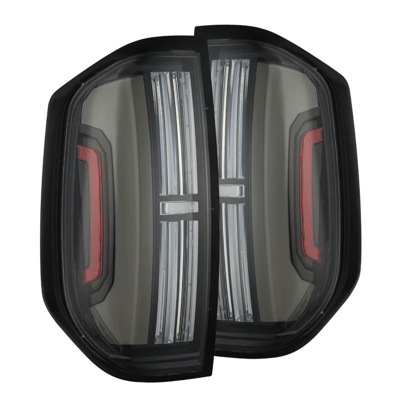 AlphaRex (NOVA-Series) 2014-2021 Toyota Tundra Prismatic LED Tail Lights - Black