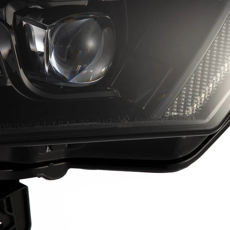 AlphaRex (NOVA-Series) 2014-2024 Toyota 4Runner G2 LED Projector Headlights - Alpha Black