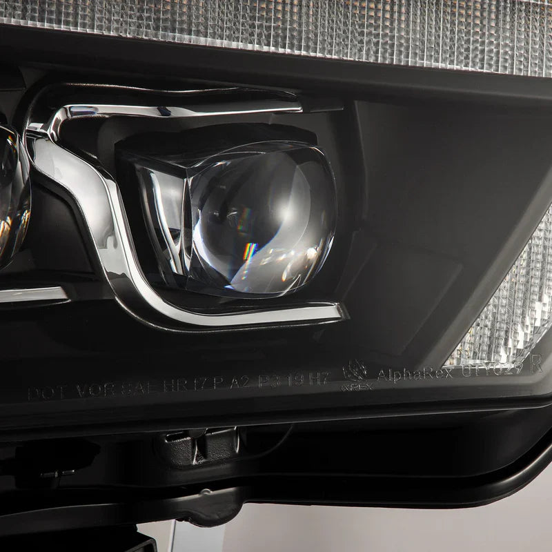 AlphaRex (NOVA-Series) 2014-2024 Toyota 4Runner G2 LED Projector Headlights - Black