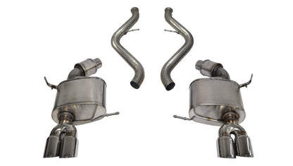 Corsa 08-12 BMW M3 E90 Polished Sport Cat-Back Exhaust