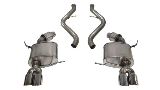 Corsa 08-12 BMW M3 E90 Polished Sport Cat-Back Exhaust