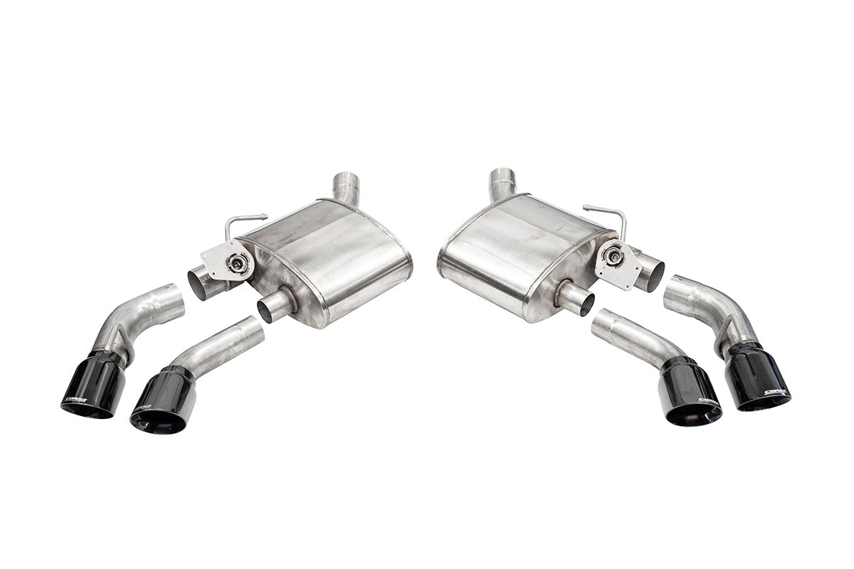 Corsa 16-20 Chevrolet Camaro SS/ZL1 6.2L V8 Black Xtreme Axle-Back Exhaust (w/ Factory NPP Valve)
