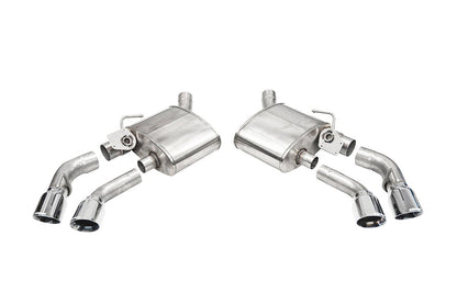 Corsa 16-20 Chevrolet Camaro SS/ZL1 6.2L V8 Polished Xtreme Axle-Back Exhaust (w/ Factory NPP Valve)