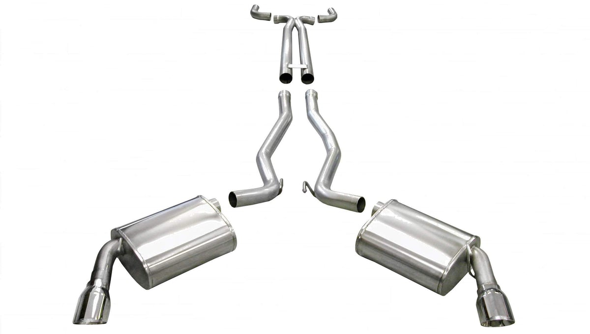Corsa 10-14 Chevrolet Camaro Convertible SS 6.2L V8 Manual Polished Sport Cat-Back + XO Exhaust