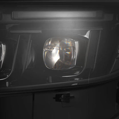 AlphaRex (NOVA-Series) 2015-2017 Ford Mustang/2018-2020 Ford Mustang Shelby MK II LED Projector Headlights - Alpha-Black