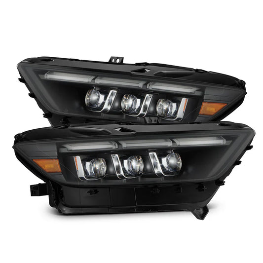 AlphaRex (NOVA-Series) 2015-2017 Ford Mustang/2018-2020 Ford Mustang Shelby MK II LED Projector Headlights - Black