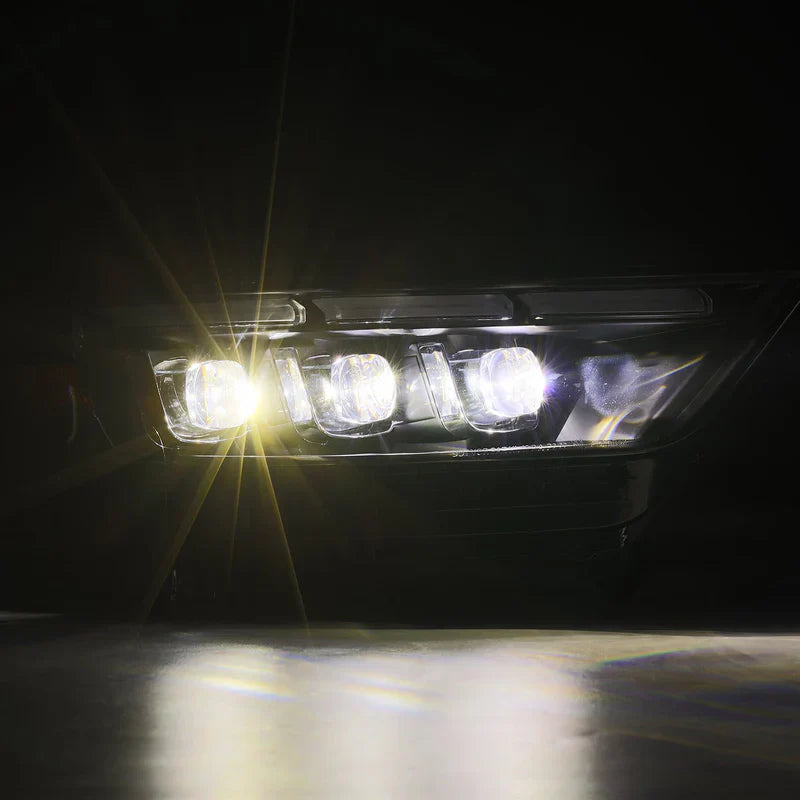 AlphaRex (NOVA-Series) 2015-2017 Ford Mustang/2018-2020 Ford Mustang Shelby MK II LED Projector Headlights - Black