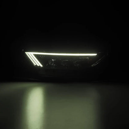 AlphaRex (NOVA-Series) 2015-2017 Ford Mustang/2018-2020 Ford Mustang Shelby LED Projector Headlights - Alpha-Black