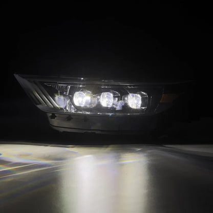 AlphaRex (NOVA-Series) 2015-2017 Ford Mustang/2018-2020 Ford Mustang Shelby LED Projector Headlights - Alpha-Black