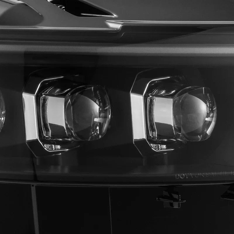 AlphaRex (NOVA-Series) 2015-2017 Ford Mustang/2018-2020 Ford Mustang Shelby LED Projector Headlights - Black