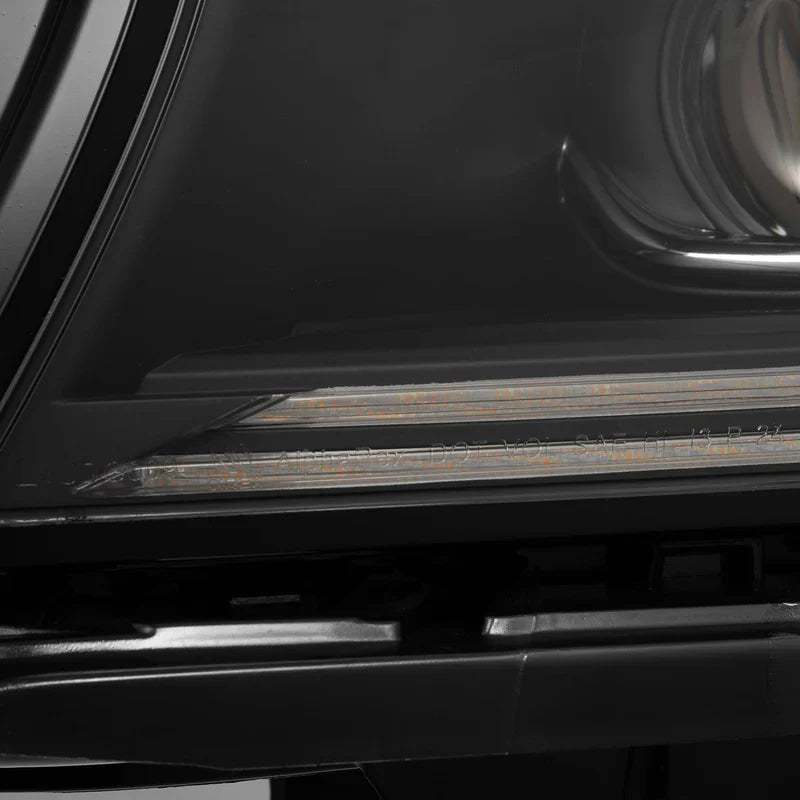 AlphaRex (LUXX-Series) 2015-2023 Dodge Charger LED Projector Headlights - Black